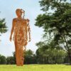 Corten girl huge