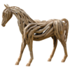 Wooden Horse Sculpture - Promo