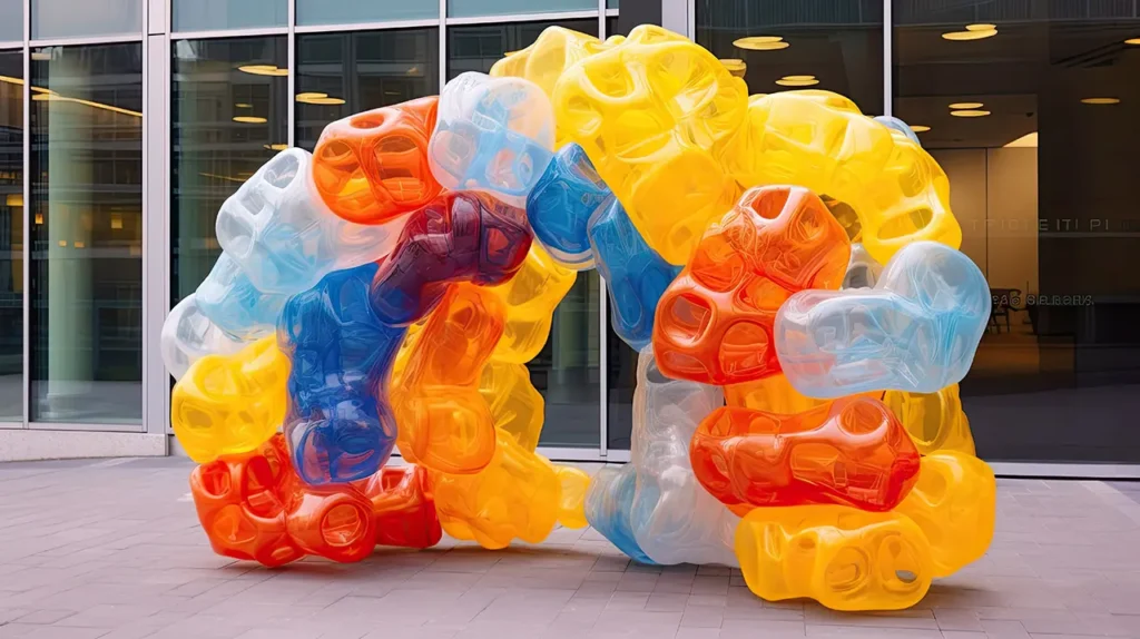 Plastic sculpture