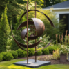 Kinetic Sculpture in garden